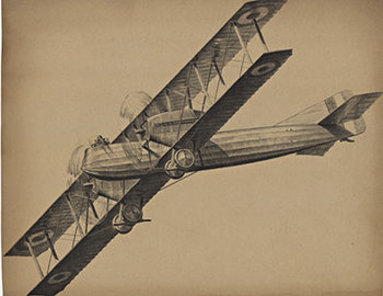 sepitone biplane, linen backed, unknown date.