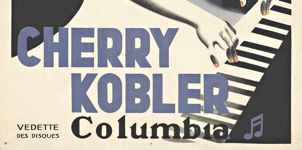 Evidently, Cherry Kobler was a woman who composed songs and sang them while accompanying herself on the piano. Why she chose a fruity dessert as a stage name is anyone's guess. According to the French files of Columbia Records, she recorded four songs dur