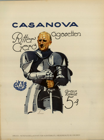 Ludwig Hohlwein - Casanova - Lithograph - 9" x 11.75"