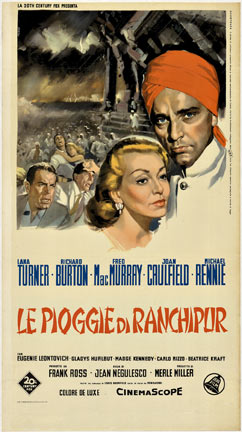 Italian movie poster, linen backed,