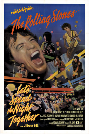 One sheet original movie poster, linen backed. . The Rolling Stones "Let's Spend the Night Together" .... Live it!
