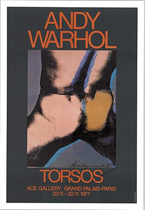 Andy Warhol - Torsos Ace Gallery Grand Palais Paris - Offset-Lithograph - 40" x 60"