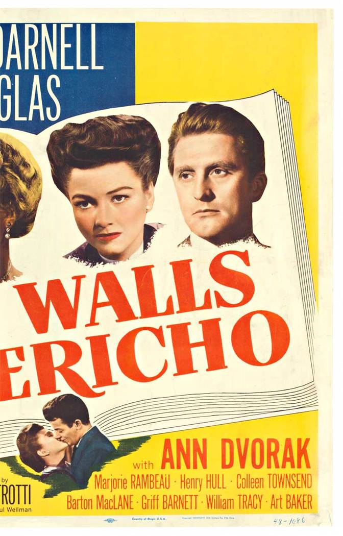 the Walls of Jericho, not sure about the movie but I love the song. <br>Storyline <br>After County Attorney Dave Connors helps Julia Norman with her shiftless father, Jefferson Norman, she leaves Jericho, Kansas to college to study for a law degree.A few 