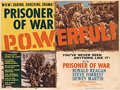 Ronald Reagan stars in Prisoner of War.