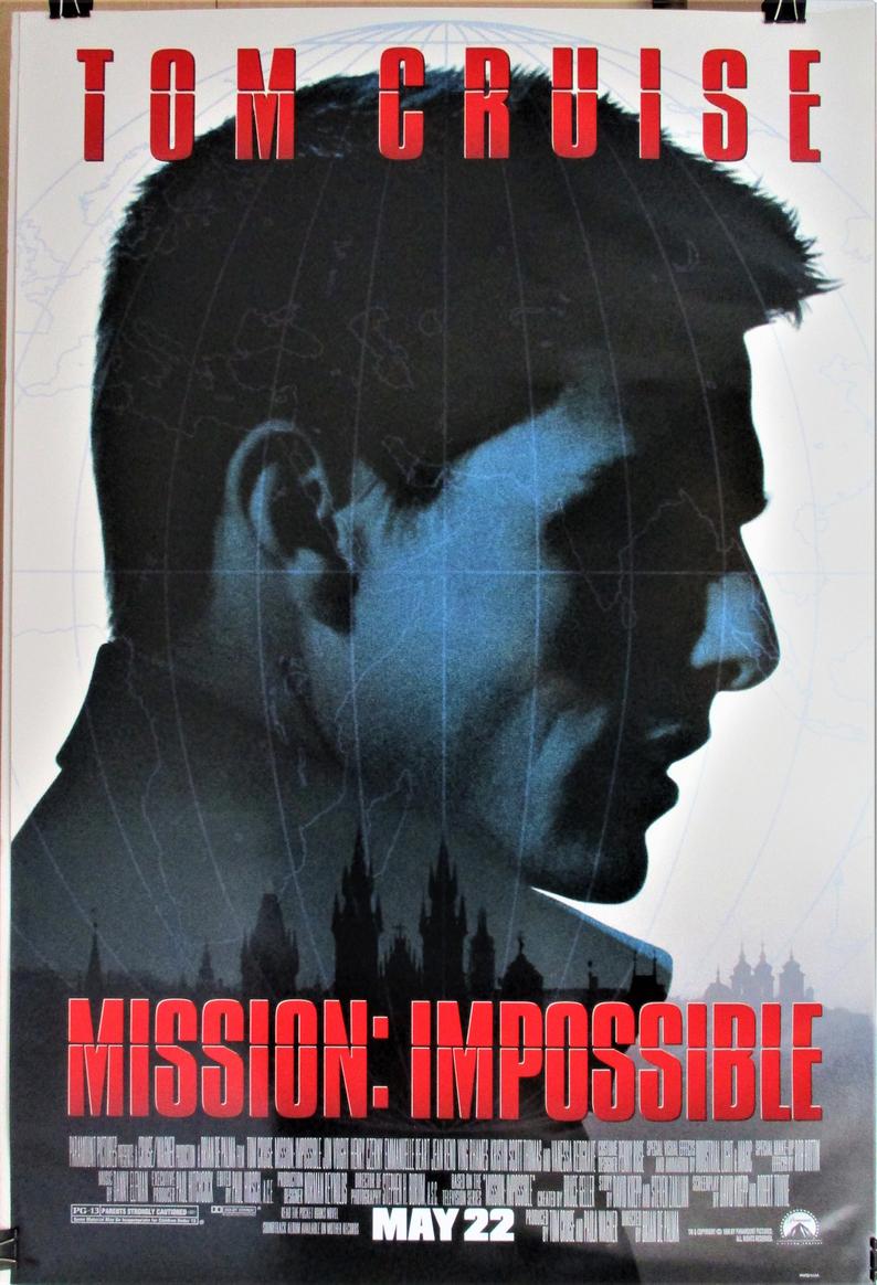 face of Tom Cruise, us 1-sheet movie poster