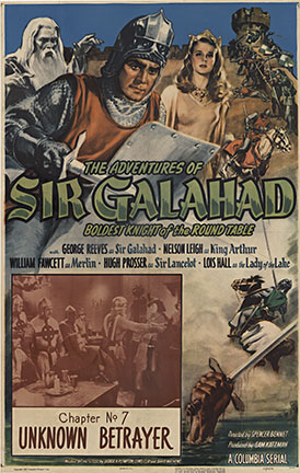 Sir Galahad movie poster. Yay!