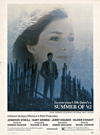 Original U.S. One sheet printer's proof 30" x 40" untrimmed movie poster for The Summer of '42. NSS: 71/24. <br>Summer of '42 is a 1971 American coming of age drama film based on the memoirs of screenwriter Herman Raucher. It tells the story of Raucher