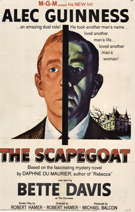 MGM brings Alec Guiness in a dual role along with Betty White in The Scapegoat