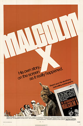 Anonymous Artists - Malcom X original movie poster border=