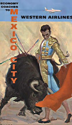 bullfighter, bull, matidor, jet,, linen backed original poster, fine condition.