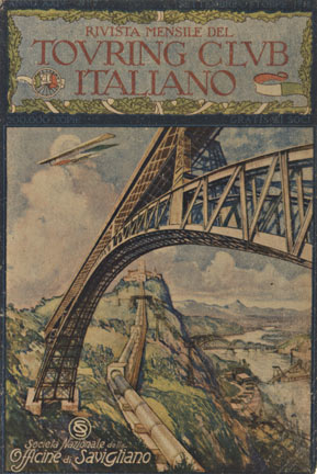 metal bridge spanning a valley, airplane,