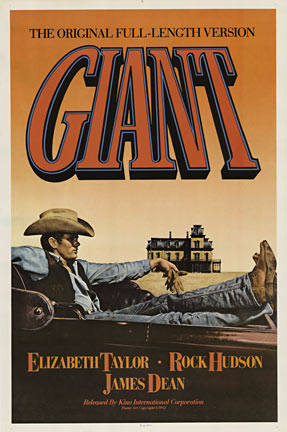 Elizabeth Taylor, rock Hudson and James Dean in the same movie/ It’s giant and it’s a great poster.