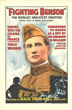 soldier, war scene, ww1, orignal poster, military. Linen backed, original poster
