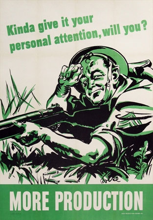 soldier holding a rifle, sniper, war poster, green letting, military soldier laying in grass, world war 2 poster, original poster, posters for sale, linen backed, authentic military poster
