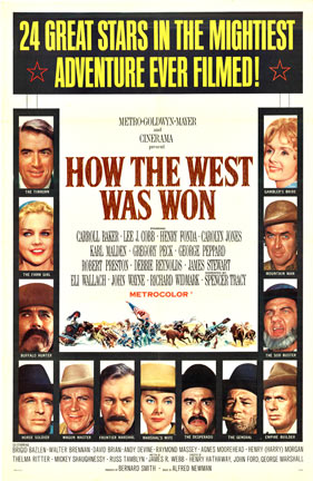24 great stars in the mightiest adventure ever filmed! How the West was Won