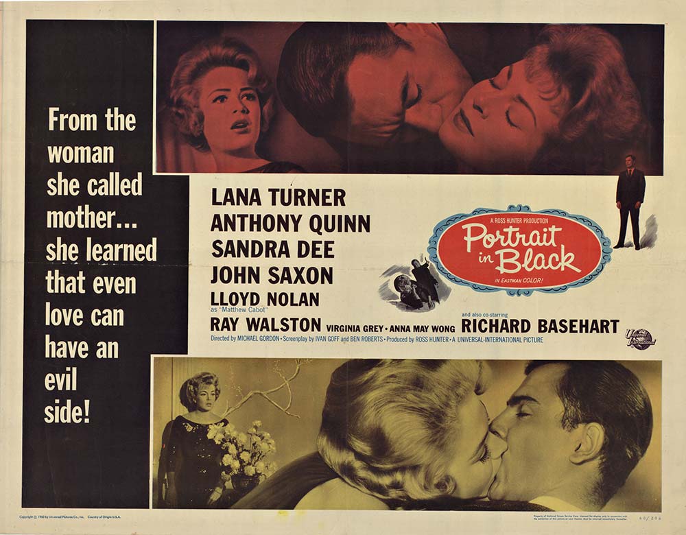 horizontal half sheet, movie poster, Lana Turner, Anthonly Quinn