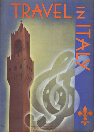 Travel poster from Italy.