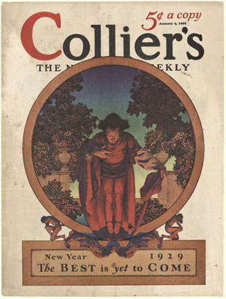 A maxfield Parrish piece for Collier's magazine