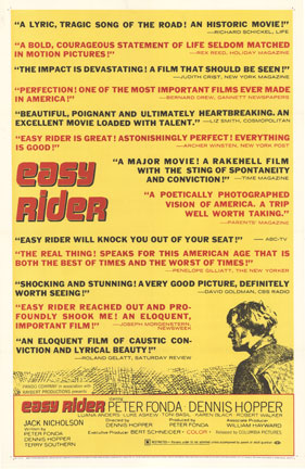 Easy Rider movie poster! Loved this movie.