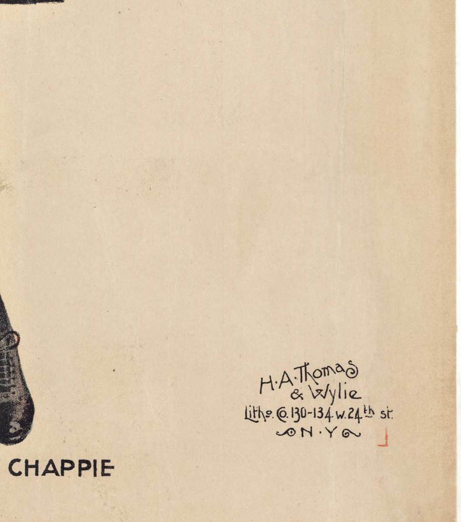 The tramp, the fraulein, the chappie, horizntal old theater poster, original poster, The tramp, the Frauleinm, The Chappie.