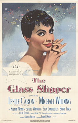 Leslie Caron stars in The Glass Slippers.