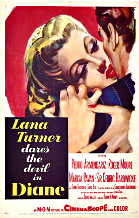 Lana Turner dares the devil in “Diane” 1974, she was getting old.