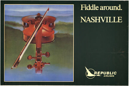 G. Kelley - Fiddle around. NASHVILLE - Republic - Offset-Lithograph - 35" x 23"