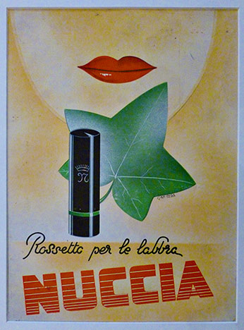 Lipstick poster from Italy