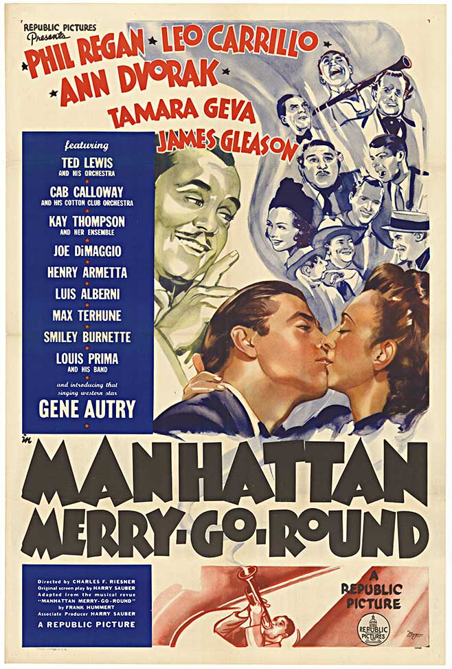 Manhattan Merry-go-Round from 1937. It’s an old movie about a carnival.