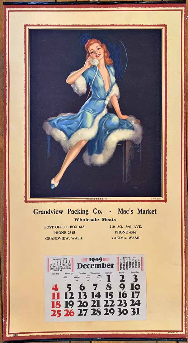 PINUP, MID CENTURY MODERN, ORIGINAL. FINE CONDITON, VINTAGE POSTER, VINTAE PINUP