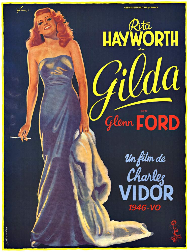 GILDA Boris Grinsson The Vintage Poster