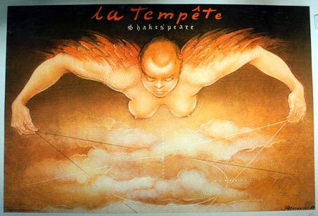 Mieczyslaw Gorowski - La Tempete - the Tempest - Offset-Lithograph - 39.25" x 26.25"