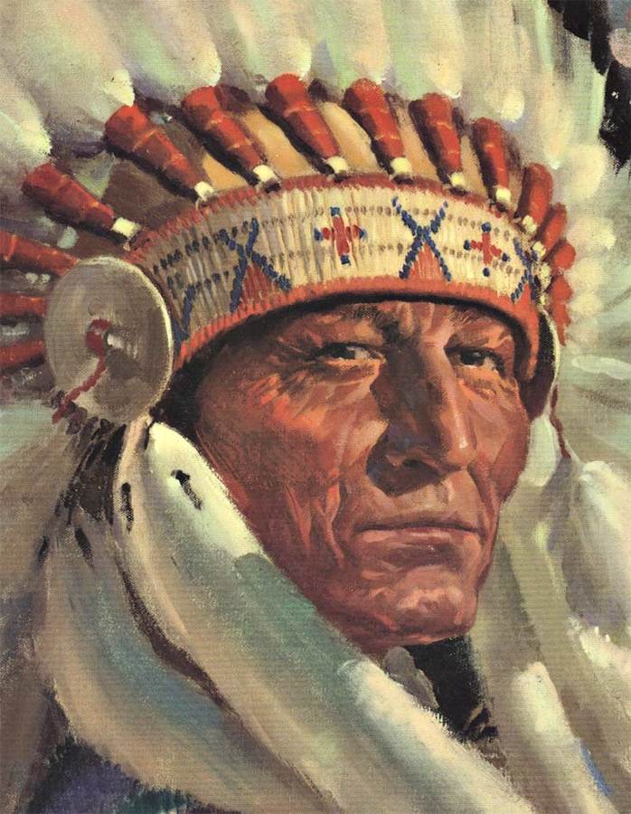Santa Fe Indian Chief, poster, original