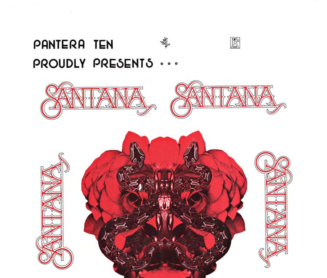 Pantera Ten proudly presents: SANTA, February 10th, 1977; Sam Houson Colliseum. 7:55 p.m.. Special guest: Journey. Rare original concert poster