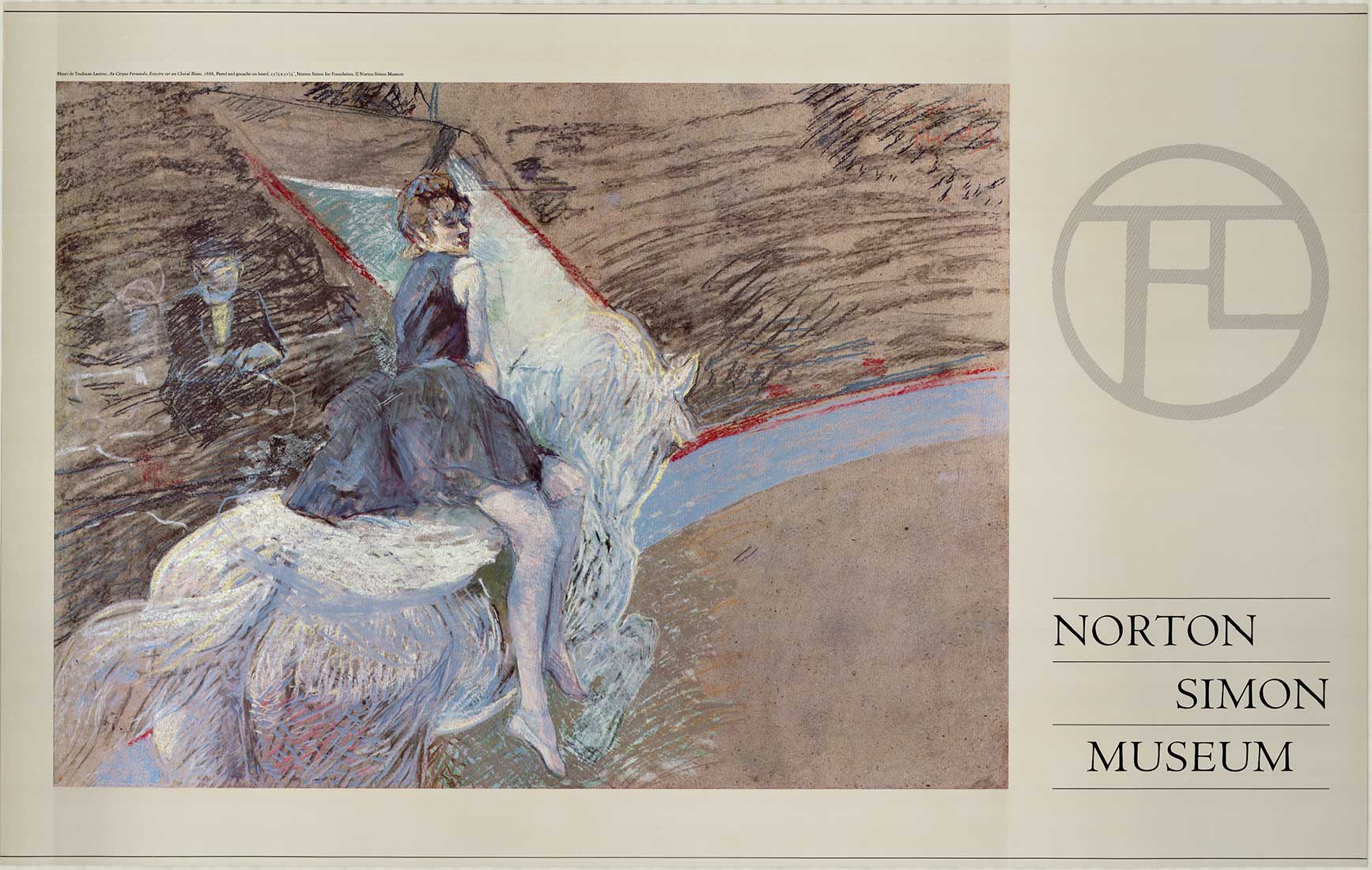 woman, horse, circus area, exhibition poster