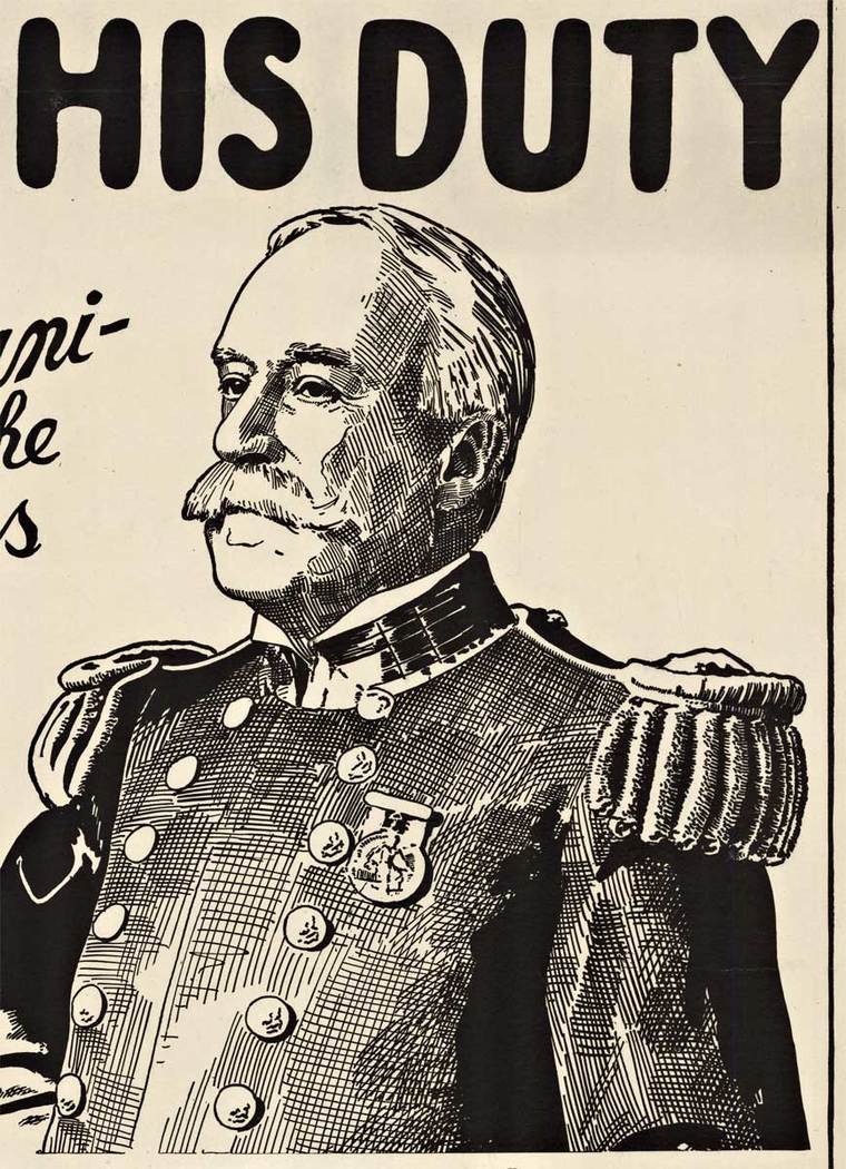 black and white, US Marines, George Dewey, Admiral of the Navy, WW1 poster, vintage poster,