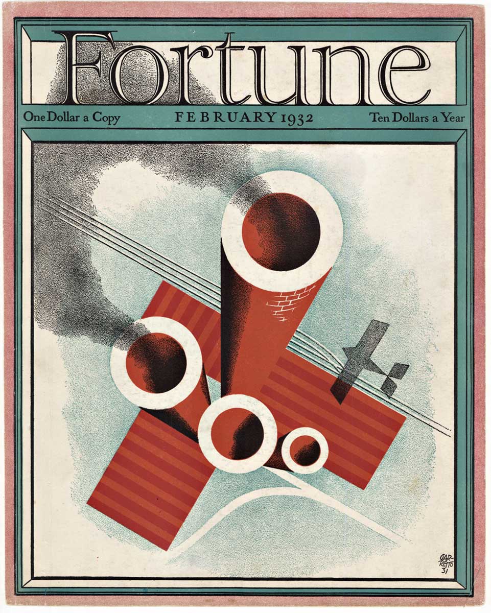 Paolo Federico Garretto - Original Fortune Feb. 1932 cover border=