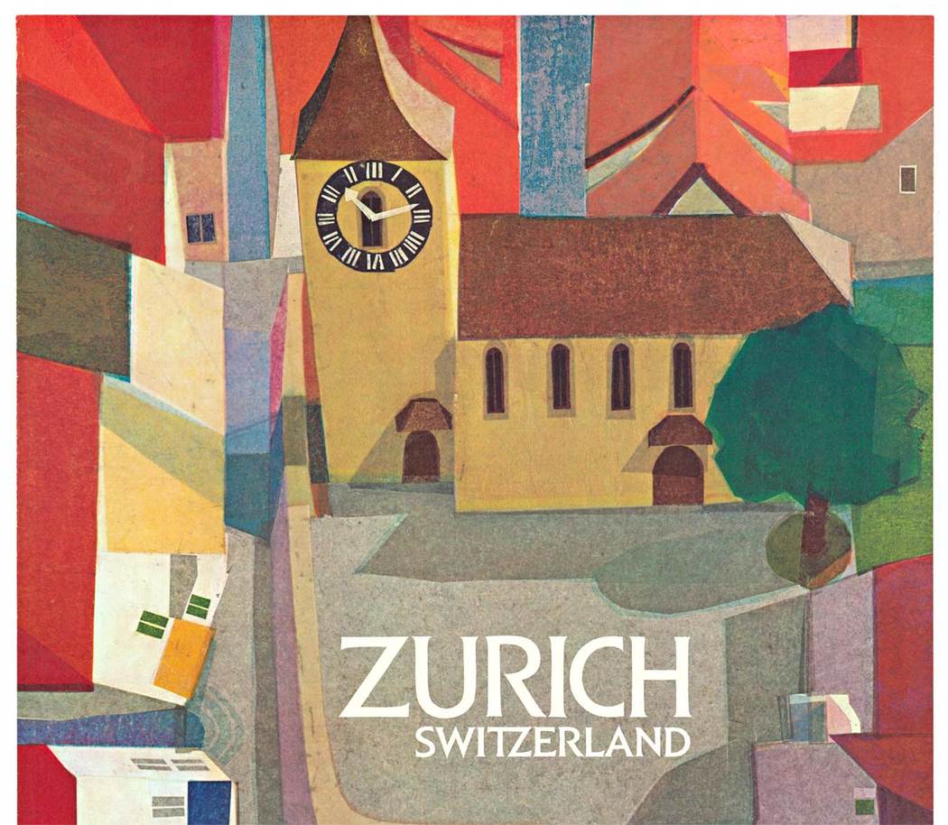 Created by the esteemed artist Steffen Wolff in 1978, this original vintage travel poster captures the timeless beauty of Zurich, Switzerland. Discover a city filled with captivating history, breathtaking landscapes, and a vibrant cultural scene that will