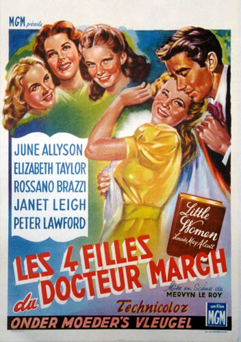 Belgium movie poster, linen backed, original. Elizabeth Taylor, Janet Leigh