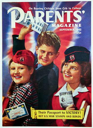 poster for Paren'ts magazine. Linen backed, original.
