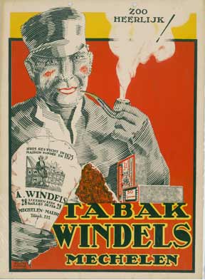 Another add for Tabak which I just finally means tobacco. The brand on this is Windel's
