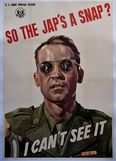 blind soldier in uniform, WWII original poster, linen backed, rare, fine conditon.