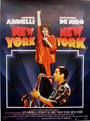 Original French movie poster, Liza Minnelli, Robert De Niro, sax player, singer, French Grande, Original poster,