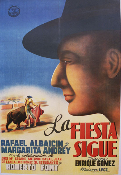 Looks like a Mexican movie filmed in the 40s. Las Fiesta Sique. It’s a party of some sort.