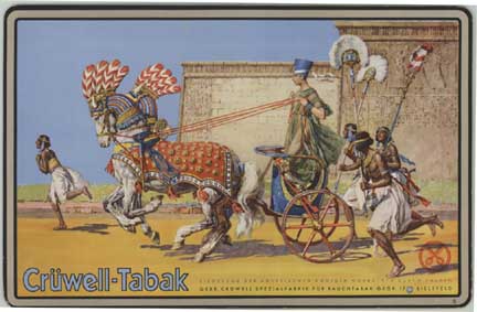 Anonymous Artists - Cruwell-Tabak Crüwell- Cleopatra - Offset-Lithograph - 15" x 9.5"