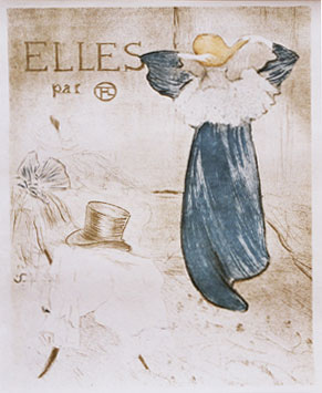 Henri Toulouse-Lautrec - Elles - Lithograph - 18.75" x 23.25"