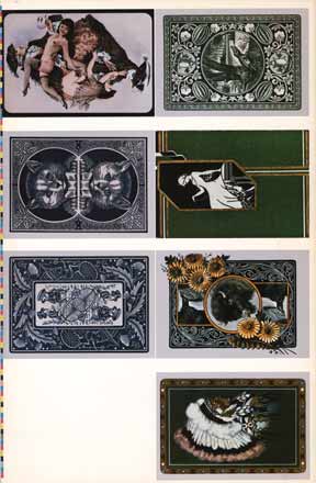 This unusual printer's proof shows seven decorative vignettes. As far as we know, it was not designed for any particular rock group. Instead, it was probably used to showcase the featured artist's/ s' work.