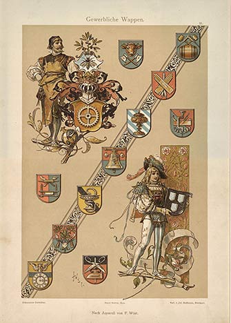 Caot of arms, lots of them.Art Nouveau