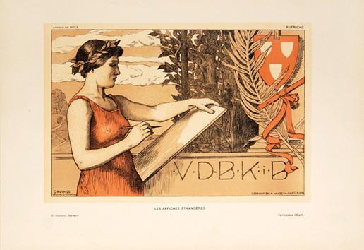 woman sketching, art nouveau, stone lithograph, CHAIX, art nouveau, original