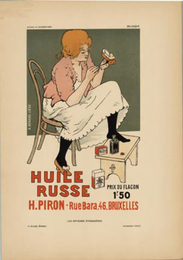 CHAIX, turn of the century, shoe cream, french poster, original